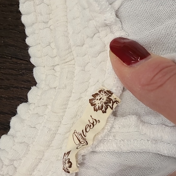 EUC s.S Vintage Guess white beach pants - Picture 7 of 7